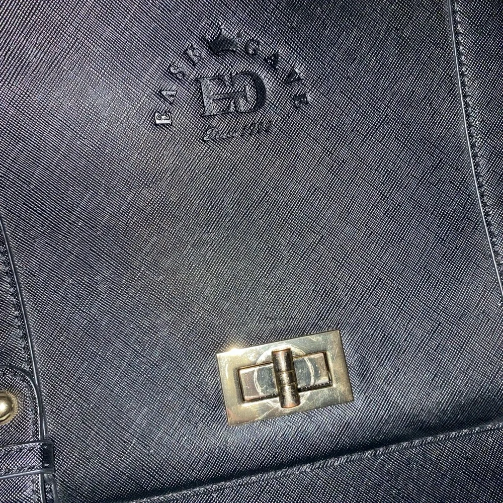 Sophisticated Black Leather Briefcase for Men